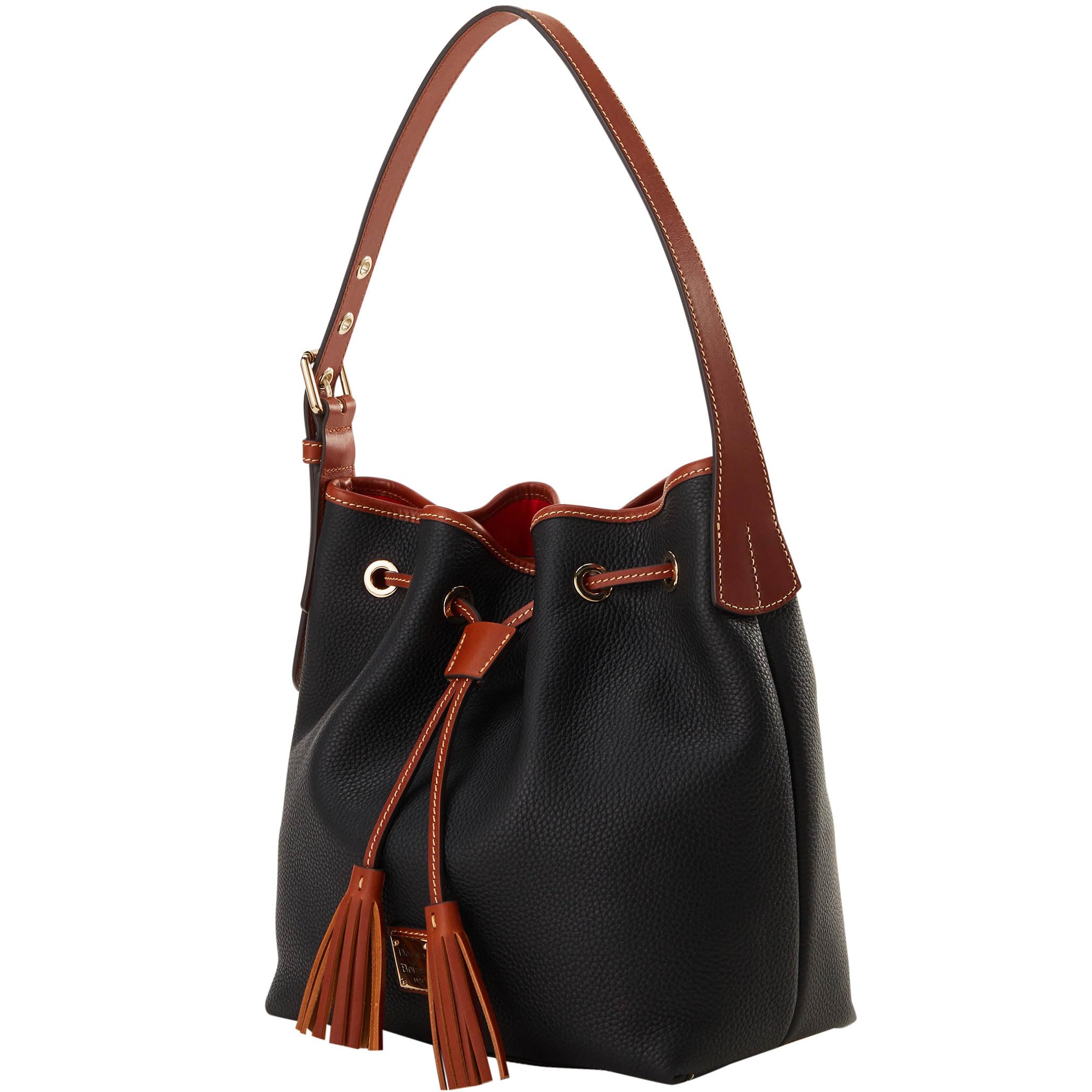 Large Leather Bucket Bag