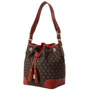Drawstring Bucket Shoulder Bag