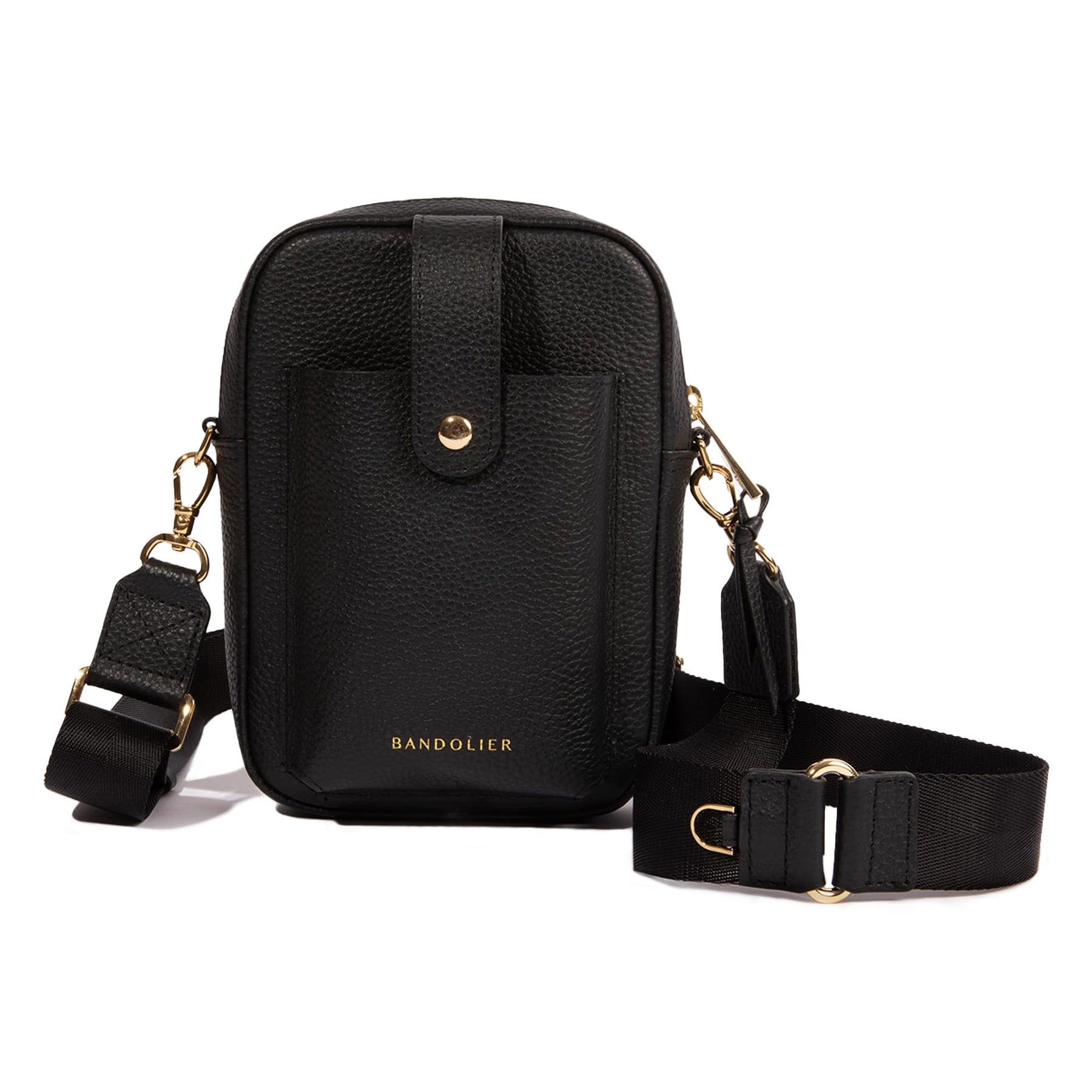 Pebbled Leather Crossbody Bag