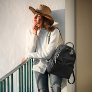 Leather Backpack Purse
