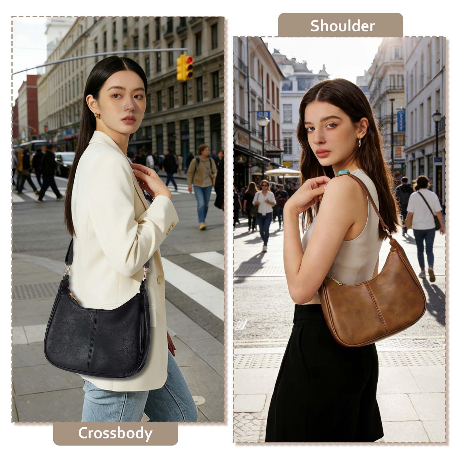 Soft Leather Hobo Bag