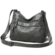 Lightweight Leather Crossbody Bag