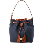 Large Leather Bucket Bag