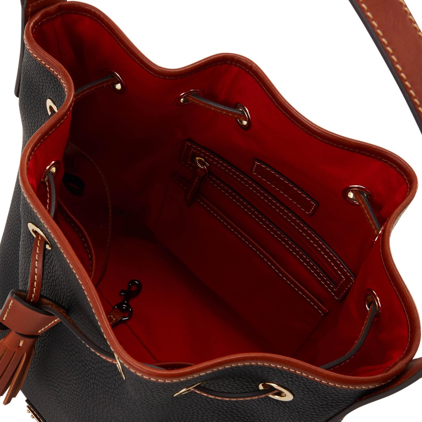 Large Leather Bucket Bag