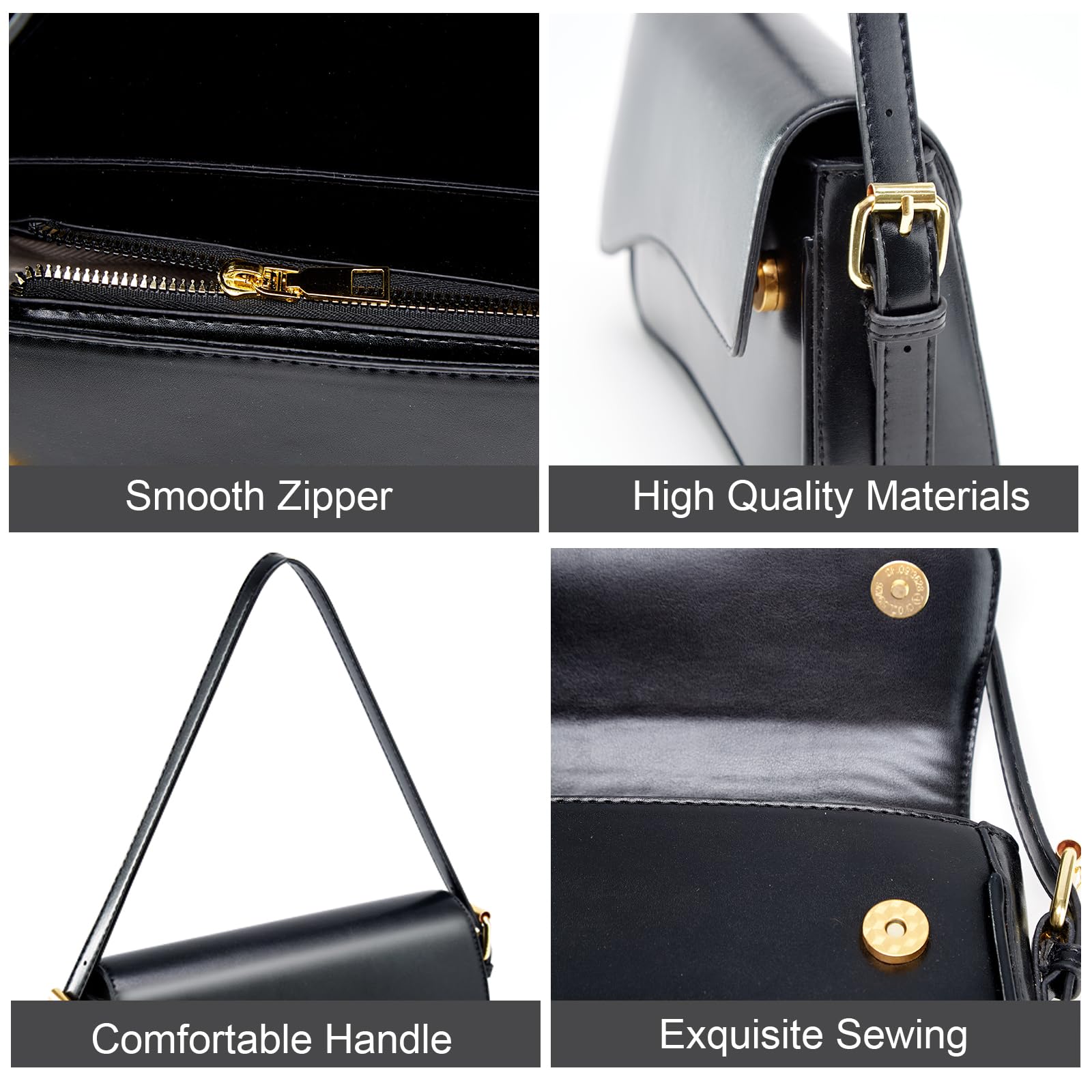 Leather Hobo Crossbody Bag