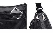 Waterproof Leather Crossbody Bag