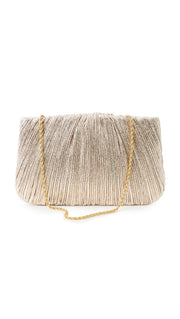Pleated Pouch Clutch