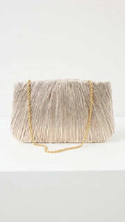 Pleated Pouch Clutch