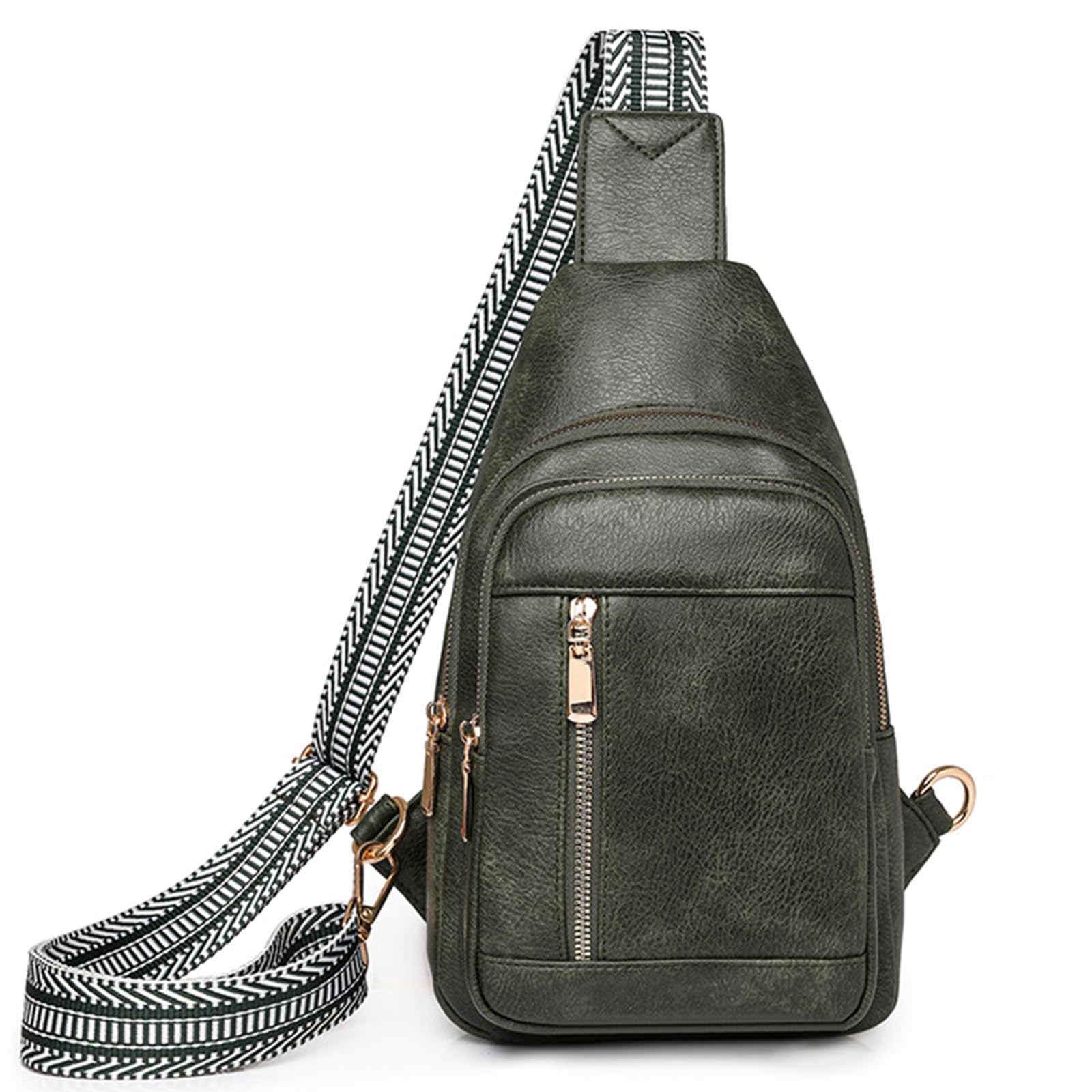 Leather Crossbody Sling Bag