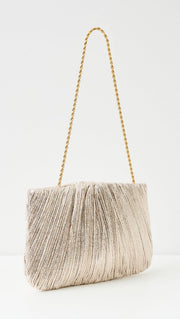 Pleated Pouch Clutch