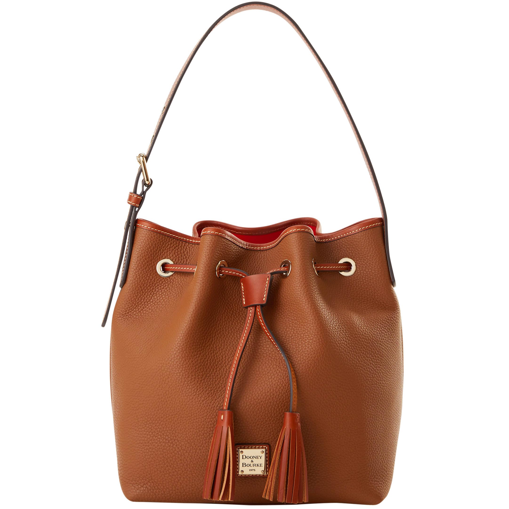 Large Leather Bucket Bag