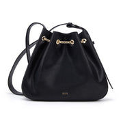 Leather Chain Bucket Bag