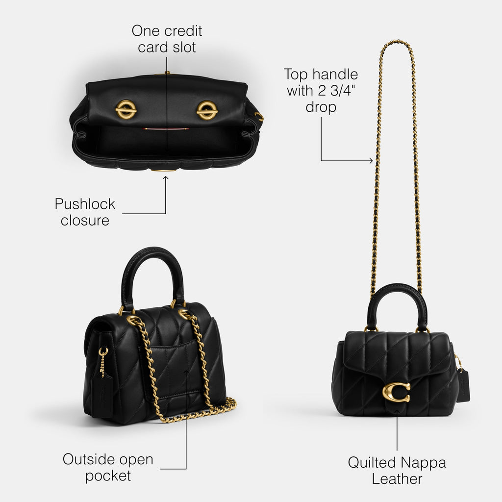Quilted Top Handle Bag