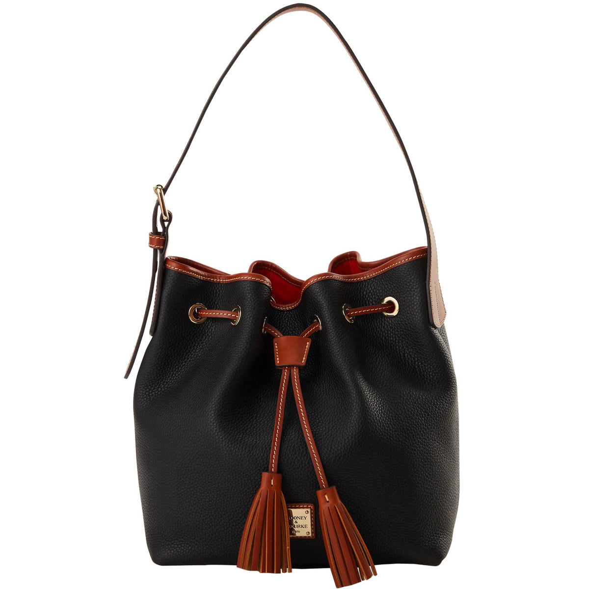 Large Leather Bucket Bag