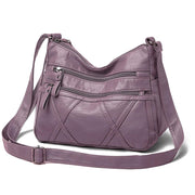 Lightweight Leather Crossbody Bag