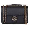 Black Leather Crossbody Bag