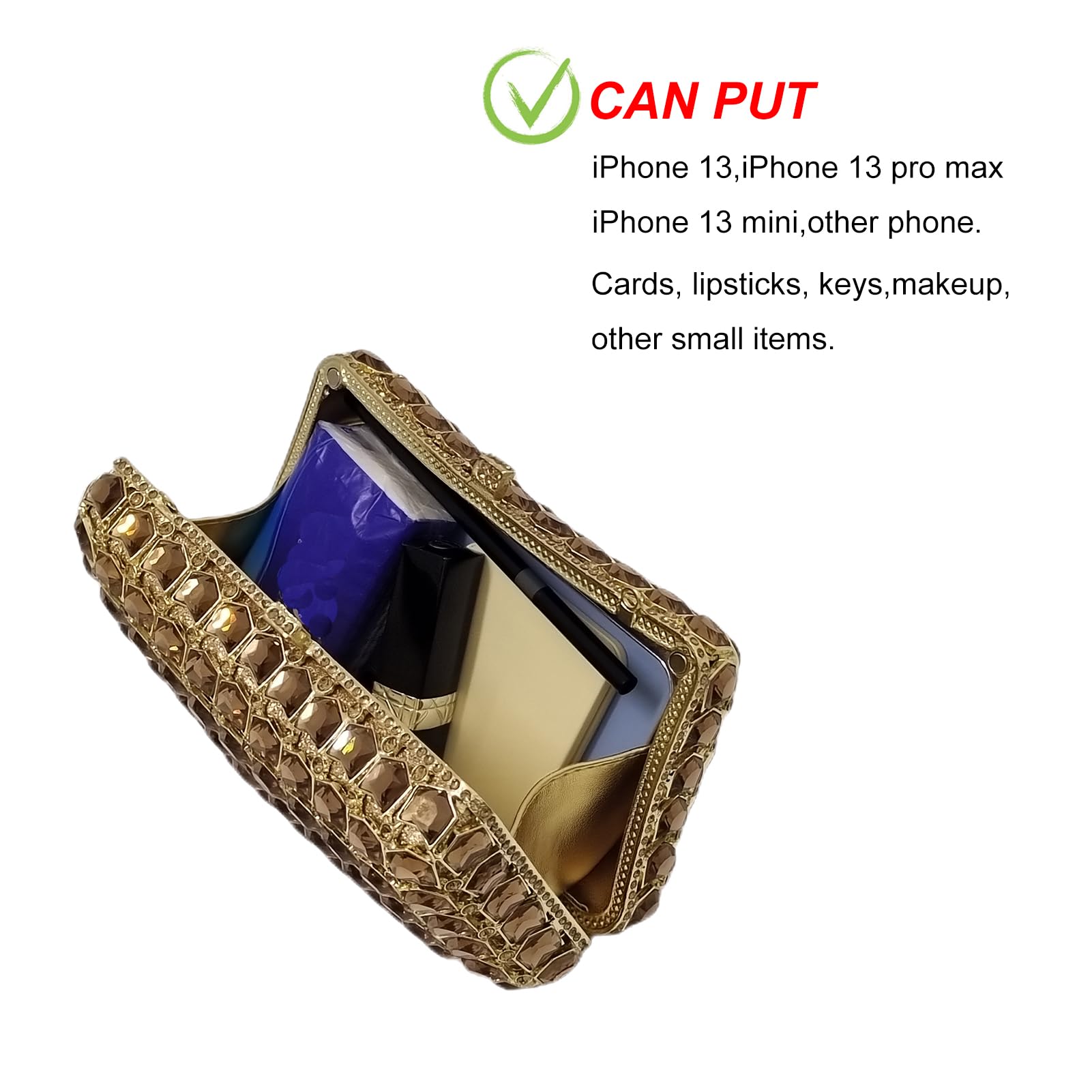 Crystal Evening Clutch Bag