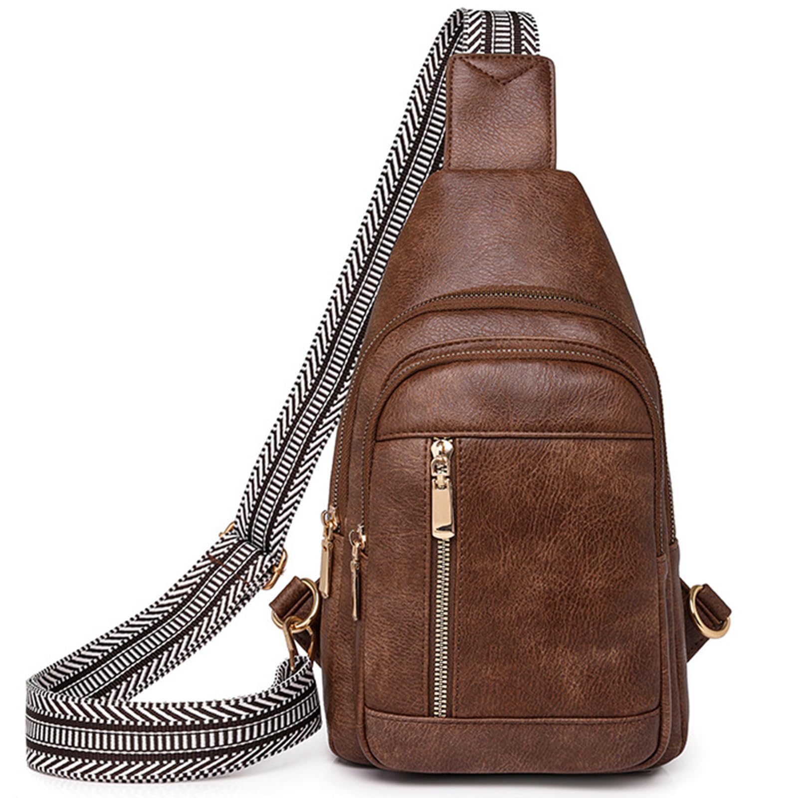 Leather Crossbody Sling Bag