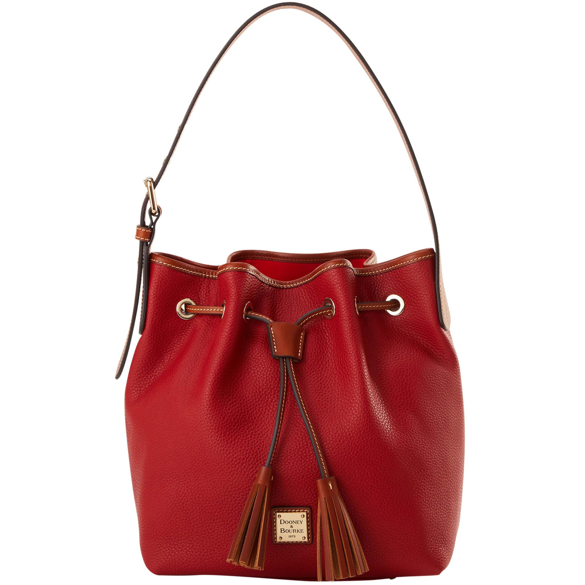 Large Leather Bucket Bag