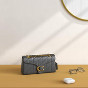 Pebbled Leather Shoulder Bag
