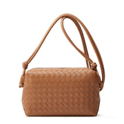 Woven Leather Crossbody Bag