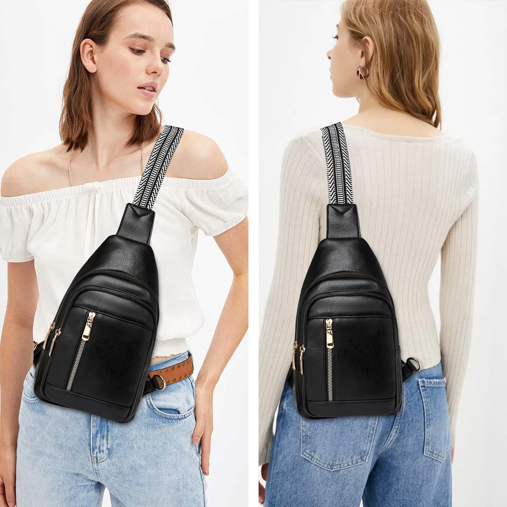 Leather Crossbody Sling Bag