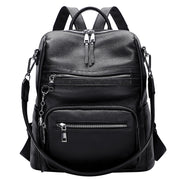 Leather Laptop Backpack Purse