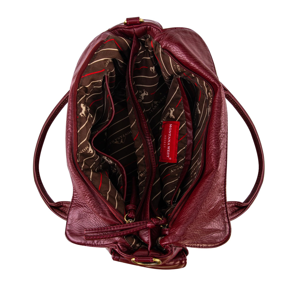 Washed Leather Hobo Bag
