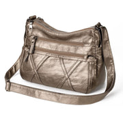 Lightweight Leather Crossbody Bag