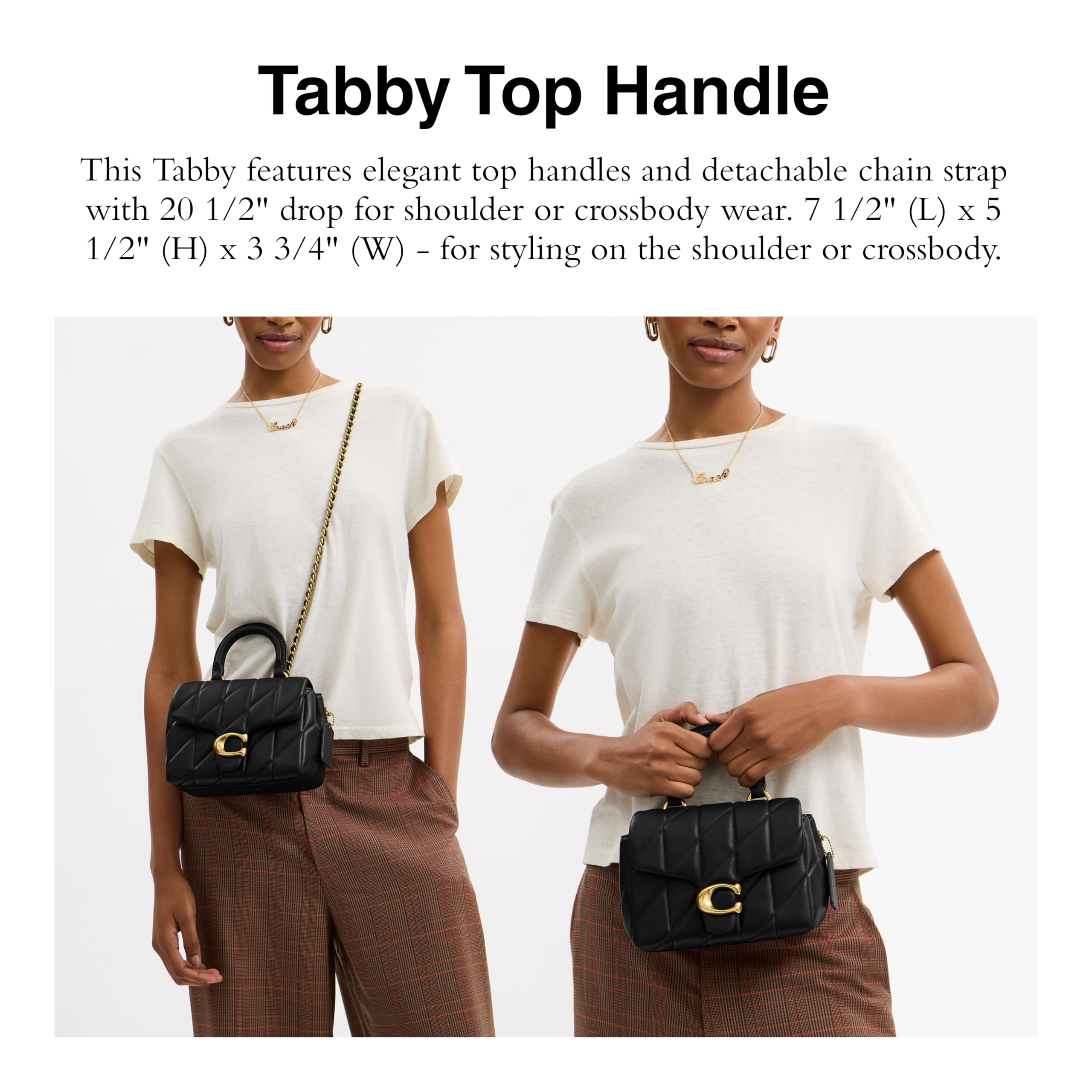 Quilted Top Handle Bag