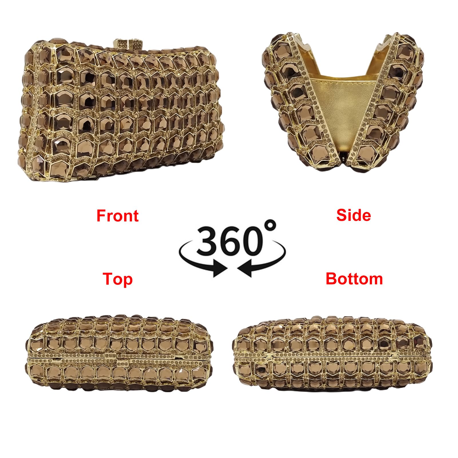 Crystal Evening Clutch Bag
