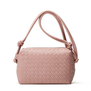Woven Leather Crossbody Bag