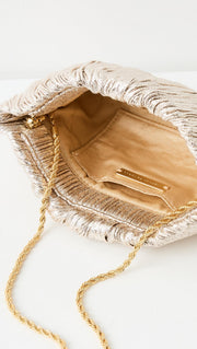 Pleated Pouch Clutch