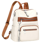 Leather Laptop Backpack Purse